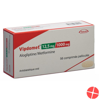 Vipdomet Filmtabl 12.5 / 1000 mg 56 pcs