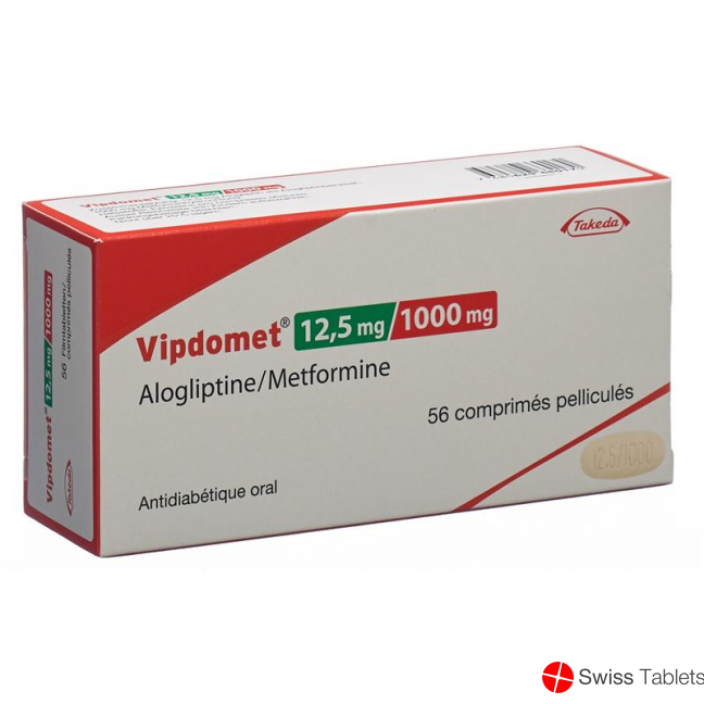 Vipdomet Filmtabl 12.5 / 1000 mg 56 pcs