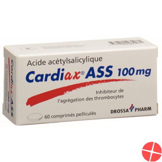 Cardiax ASS Filmtabl 100 mg of 60 pcs