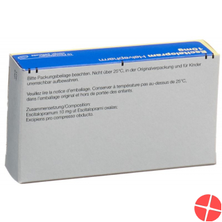 Escitalopram Helvepharm Filmtabl 10 mg 10 pcs
