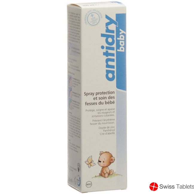 Antidry baby diaper Wundschutz Spray 100 ml