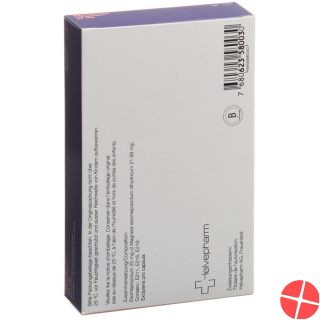 Esomeprazole Helvepharm Kaps 20 mg 56 pcs