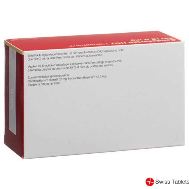 Candesartan HCT Helvepharm tbl 32 / 12.5mg 98 pcs