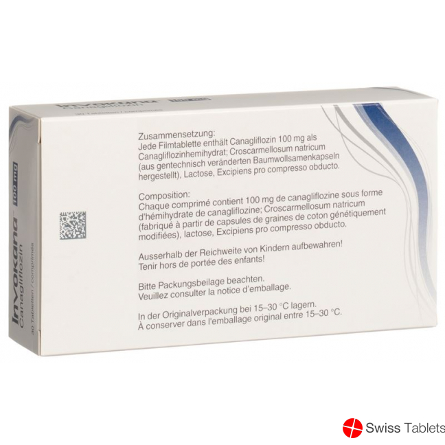 Invokana 100 mg 30 tablets