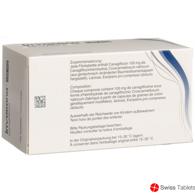 Invokana 100 mg 100 tablets