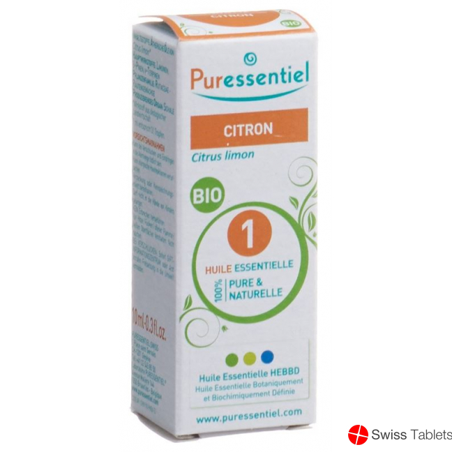 Puressentiel 10 ml lemon essential oil organic