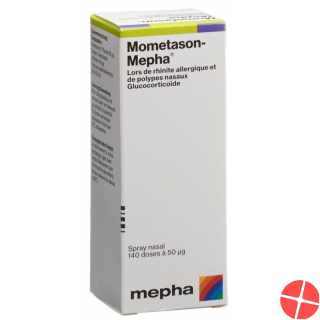 Mometasone nasal spray 50 mcg Mepha 140 Dos
