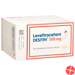 Levetiracetam DESITIN Filmtabl 500 mg 100 pcs