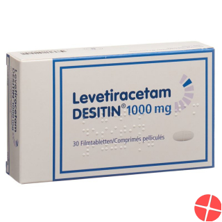 Levetiracetam 1000 mg DESITIN Filmtabl 30 pcs