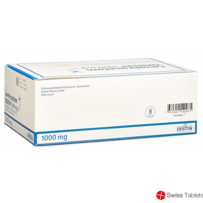 Levetiracetam 1000 mg DESITIN Filmtabl 200 pcs