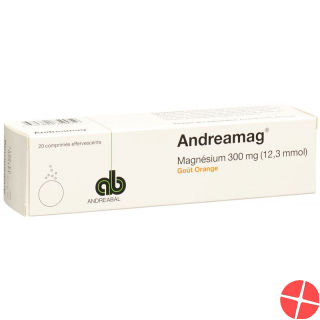 Andreamag Brausetabl 300 mg Orange flavor 20 pcs