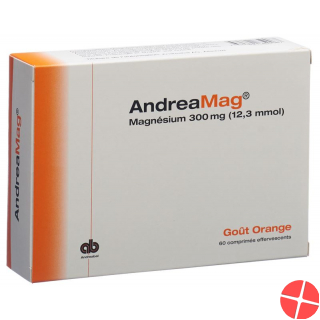 Andreamag Brausetabl 300 mg Orange flavor 60 pcs