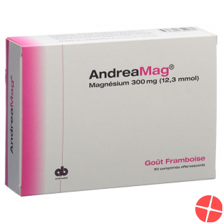 Andreamag Brausetabl 300 mg with raspberry flavor 60 pcs