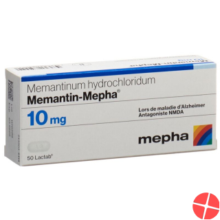 Memantine Mepha Lactab 10 mg 50 pcs