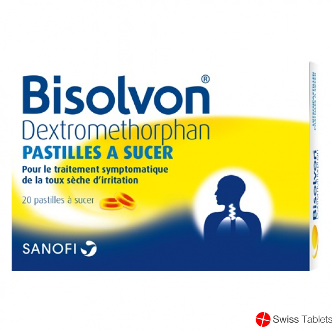 Bisolvon dextromethorphan lozenges 10.5 mg of 20 pcs