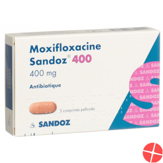 Moxifloxacin Sandoz Filmtabl 400 mg 5 pcs