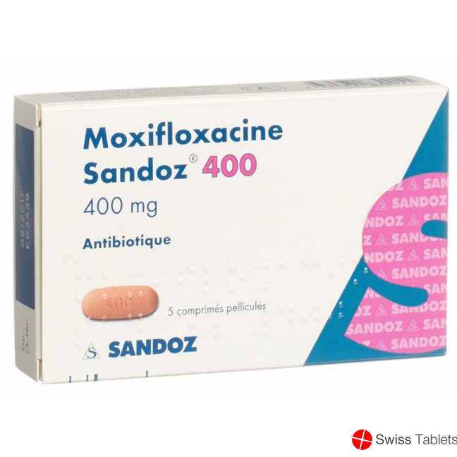 Moxifloxacin Sandoz Filmtabl 400 mg 5 pcs