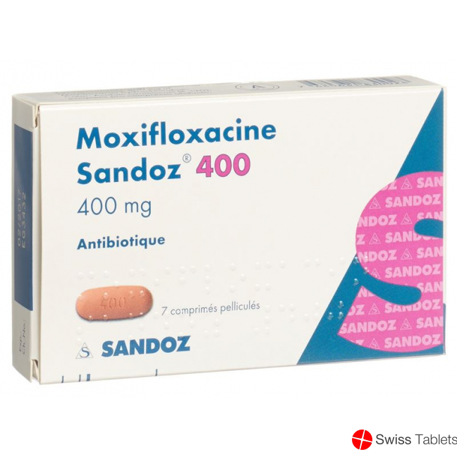 Moxifloxacin Sandoz Filmtabl 400 mg of 7 pcs