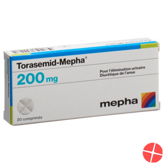 Torasemide Mepha tbl 200 mg of 20 pcs