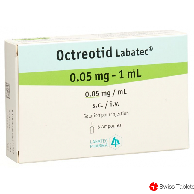 Octreotide Labatec Inj Lös 0.05 mg / ml 5 ml Amp 1