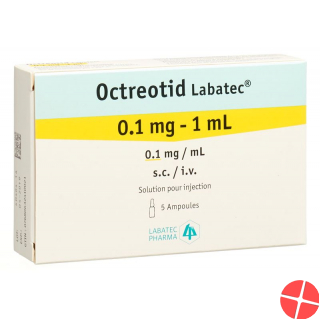 Octreotide Labatec Inj Lös 0.1 mg / ml 5 ml Amp 1