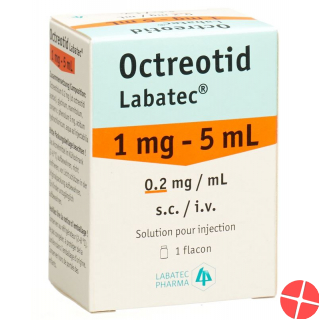 Octreotide Labatec Inj Lös 1 mg / 5ml Durchstf 5 ml