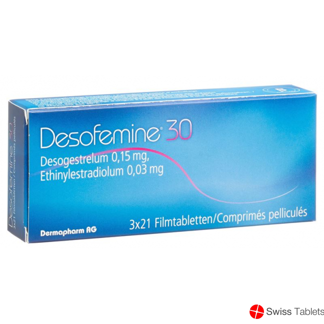 Desofemine 30 Filmtabl 3 x 21 pcs Desofemine 30 Filmtabl 3 x 21 pcs