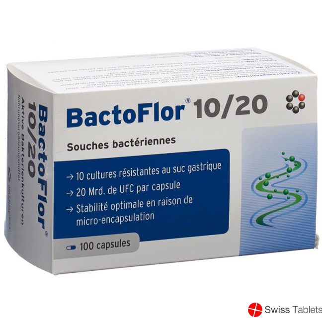BactoFlor 10/20 Kaps 100 pcs