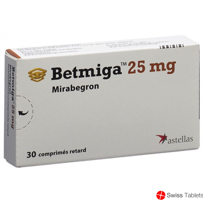 Betmiga Ret tbl 25 mg 30 pcs