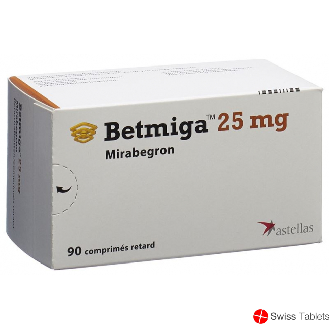 Betmiga Ret tbl 25 mg 90 pcs