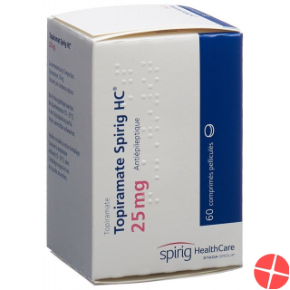Topiramate Spirig HC Filmtabl 25 mg Ds 60 pcs