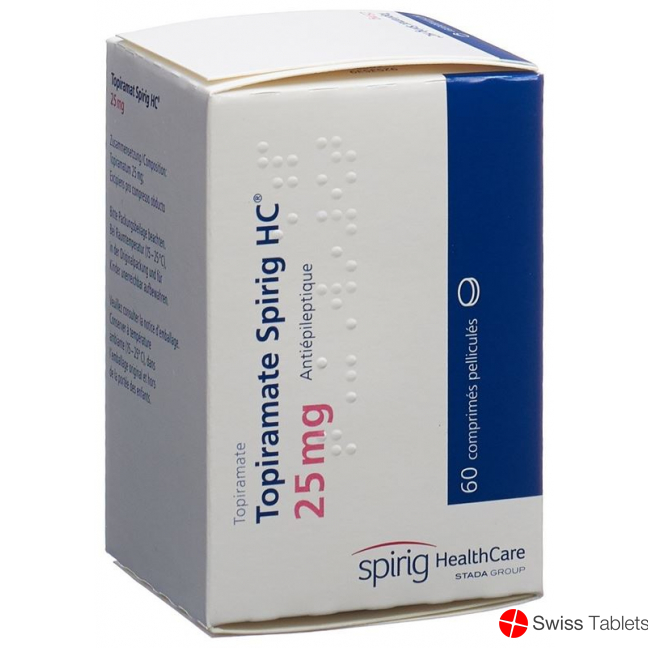 Topiramate Spirig HC Filmtabl 25 mg Ds 60 pcs