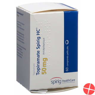 Topiramate Spirig HC Filmtabl 50 mg Ds 60 pcs