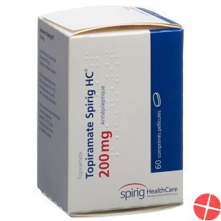 Topiramate Spirig HC Filmtabl 200 mg Ds 60 pcs