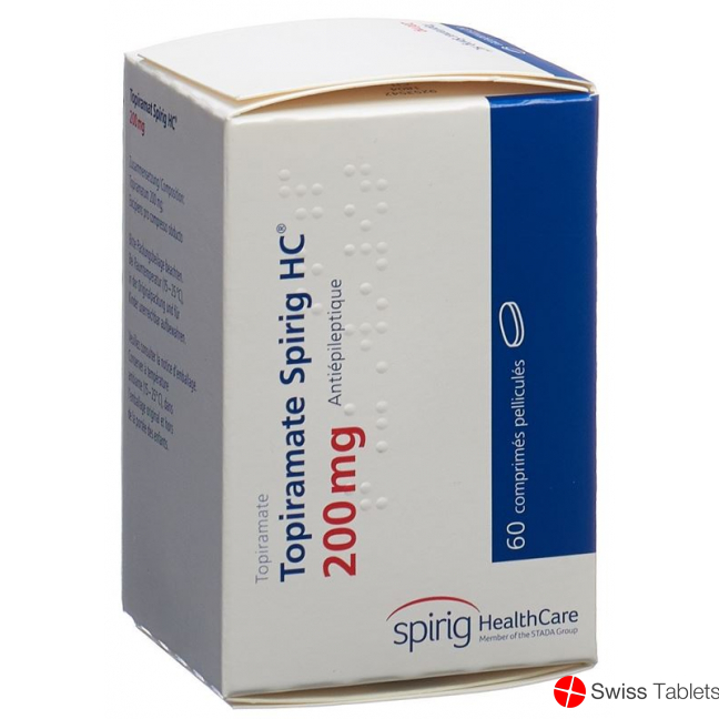 Topiramate Spirig HC Filmtabl 200 mg Ds 60 pcs