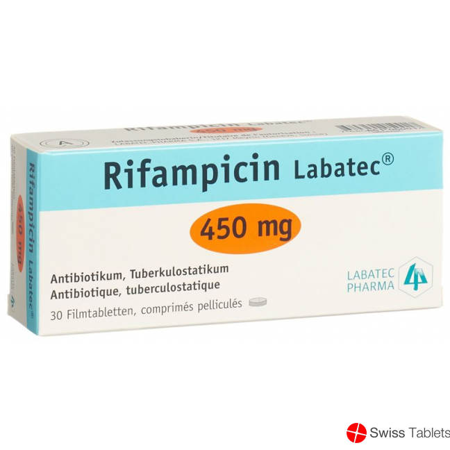 Rifampicin Labatec Filmtabl 450 mg 30 pcs