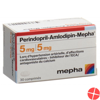 Perindopril amlodipine 5mg tablets Mepha / 5mg Ds 30 pcs