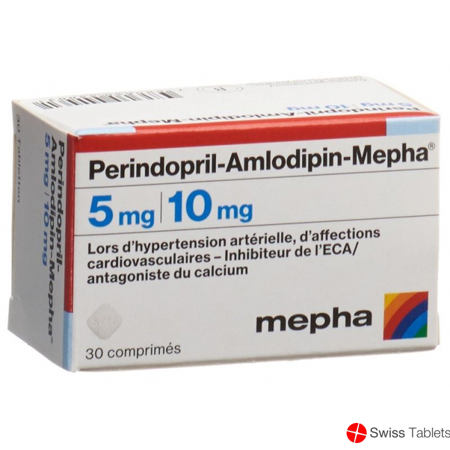 Perindopril amlodipine 5mg tablets Mepha / 10mg Ds 30 pcs