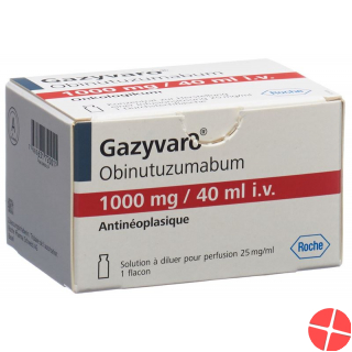 Gazyvaro Inf Konz 1000 mg / 40ml Durchstf
