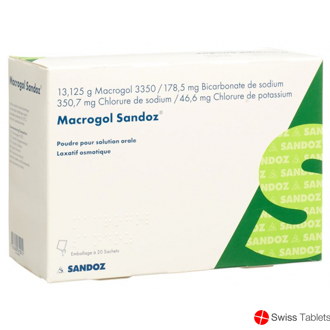 Macrogol Sandoz PLV Btl 20 pcs
