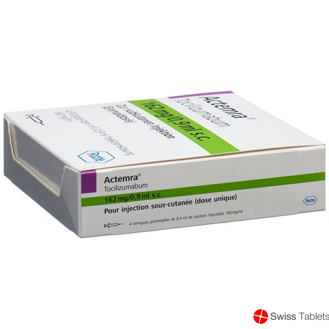 Actemra Inj Lös 162 mg / 0.9 ml pre-filled syringe 4 pcs