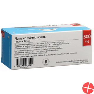 Floxapen Trockensubstanz 500mg Durchstechflasche 10 Stück