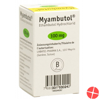 Myambutol Filmtabl 100 mg Fl 100 pcs