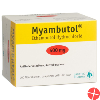 Myambutol Filmtabl 400 mg Blist 100 pcs