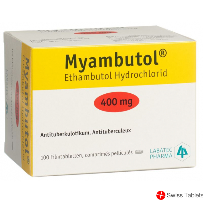 Myambutol Filmtabl 400 mg Blist 100 pcs