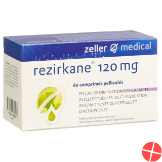 Rezirkane Filmtabletten 120mg 60 Stück