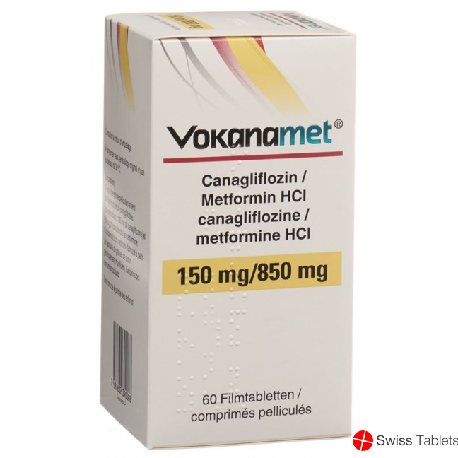Vokanamet 150/850 mg 60 tablets
