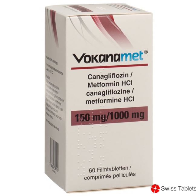 Vokanamet 150/1000 mg 60 tablets