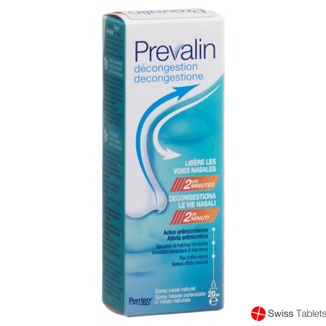 Prevalin nose freely nasal spray 20 ml