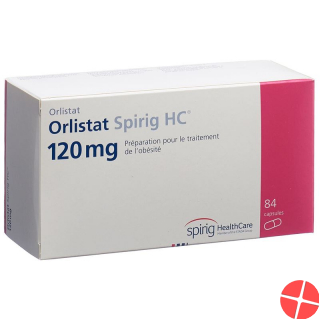 Orlistat Spirig HC Kaps 120 mg 84 pcs